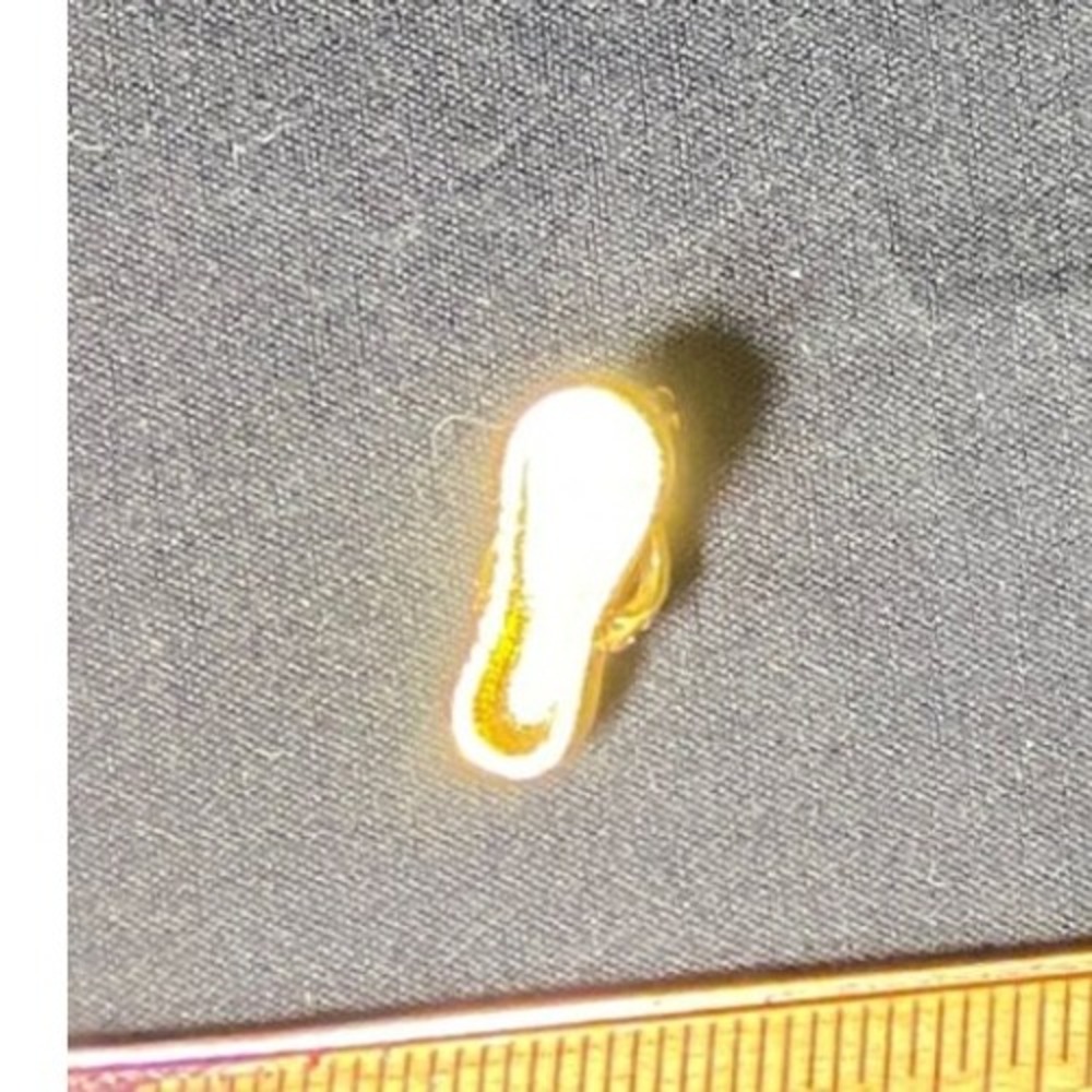 Women's Flip Flop Charm For Bracelet Gold Tone